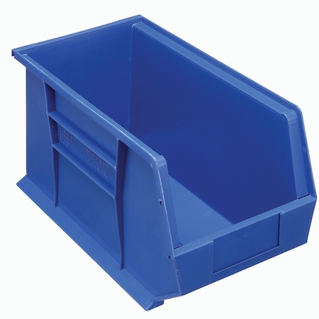 Quantum Storage Systems Storage Bin, Plastic, Blue, 9 in H QUS265BL